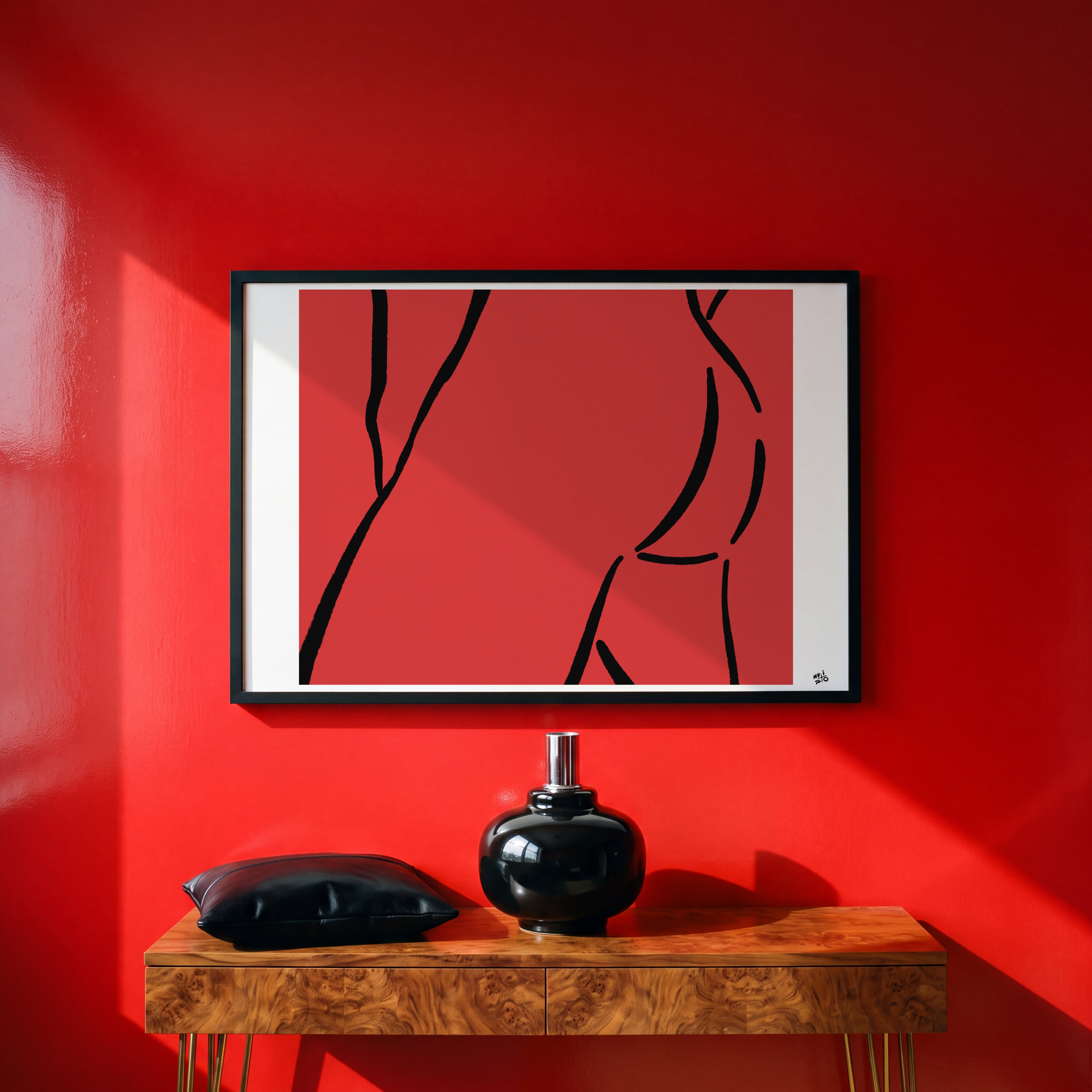 Black on Red